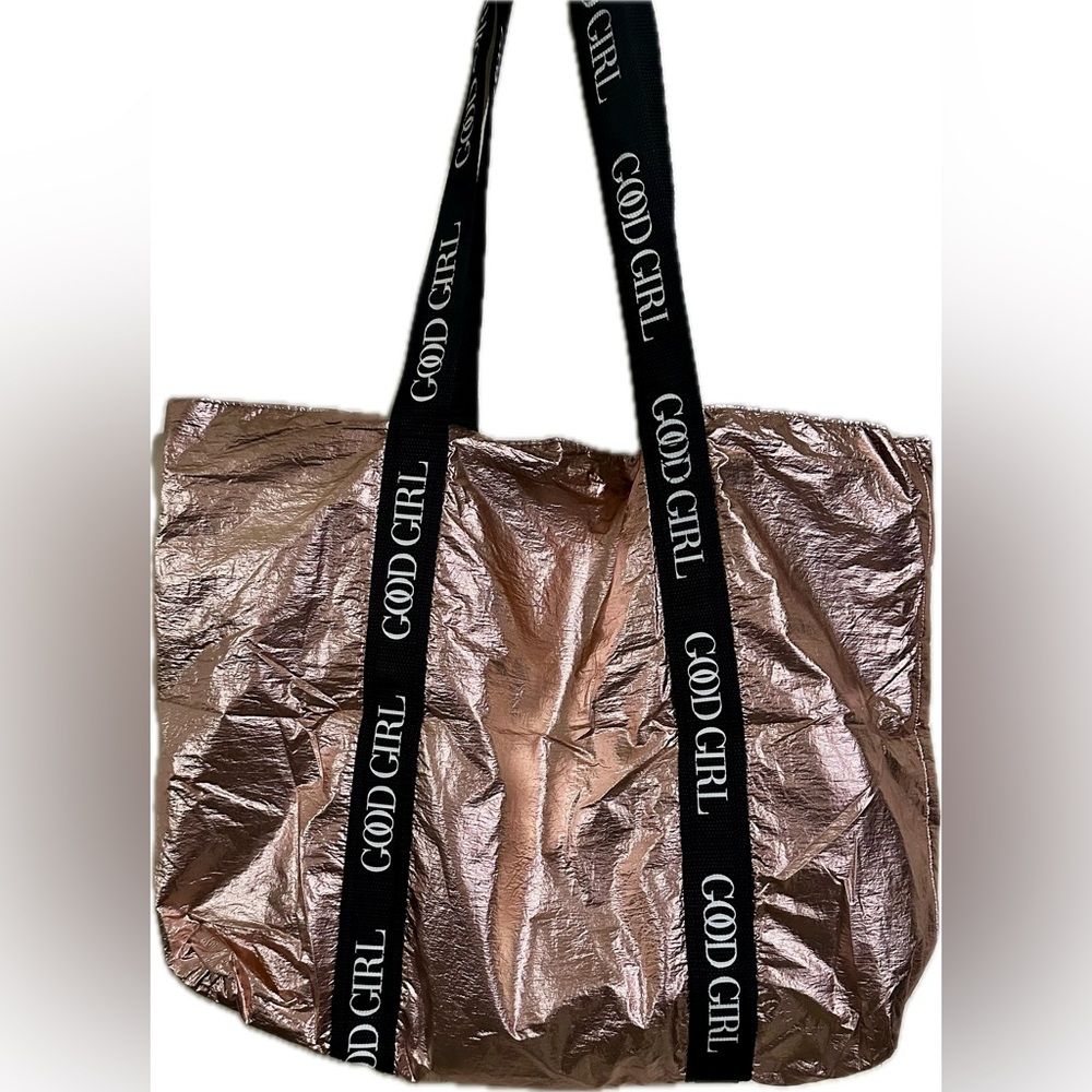 CAROLINA HERRERA Good Girl Metallic Tote Bag